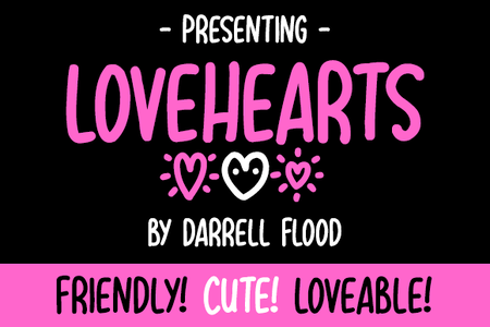 Lovehearts XYZ font